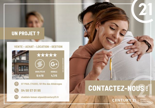 maison à vendre - 6 pièces - 100.0 m2 - LARRINGES - 74 - RHONE-ALPES - Century 21 Chablais - Léman