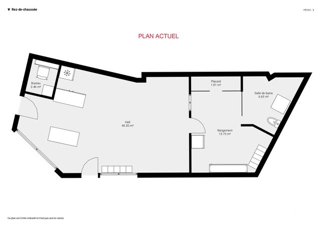 Appartement Local à vendre - 3 pièces - 61.43 m2 - 74 - RHONE-ALPES - Century 21 Chablais - Léman