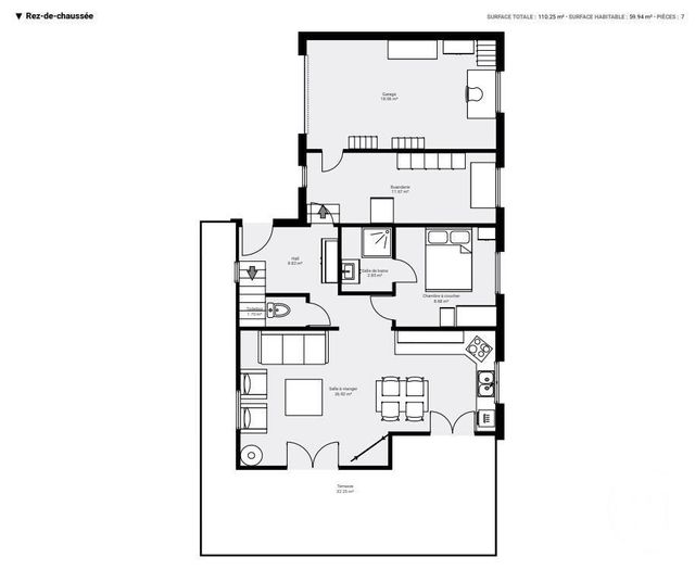 maison à vendre - 5 pièces - 111.14 m2 - BERNEX - 74 - RHONE-ALPES - Century 21 Chablais - Léman