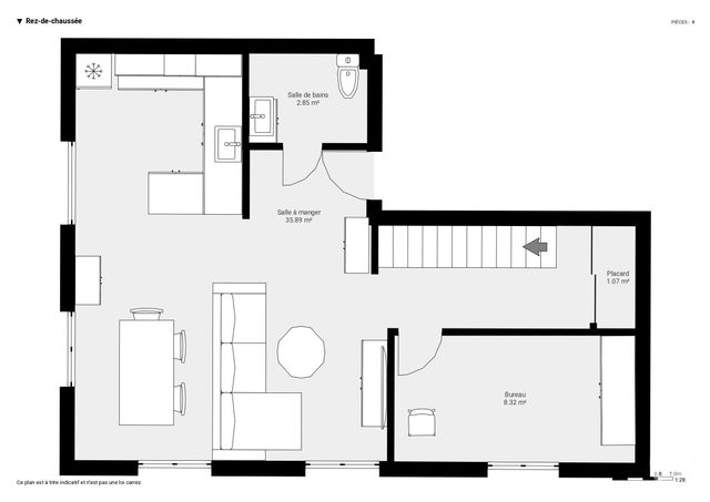 Appartement T5 à vendre - 5 pièces - 87.05 m2 - ST PAUL EN CHABLAIS - 74 - RHONE-ALPES - Century 21 Chablais - Léman