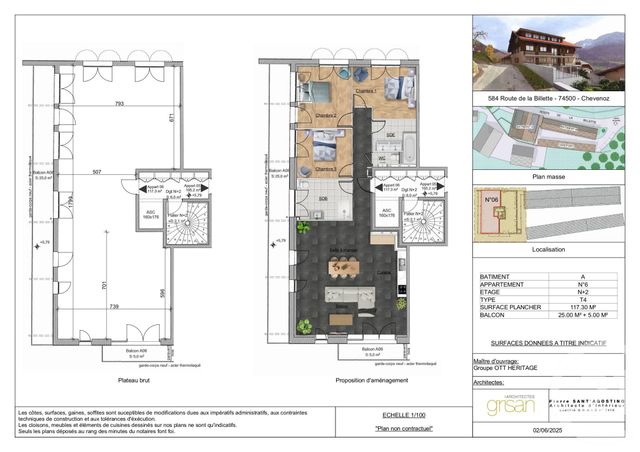 Appartement F4 à vendre CHEVENOZ