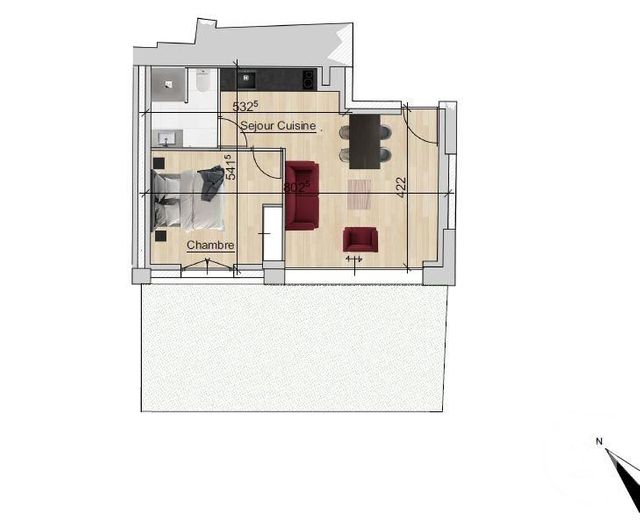 Appartement F3 à vendre VINZIER