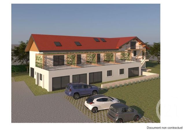 Appartement F3 à vendre - 2 pièces - 41.0 m2 - VINZIER - 74 - RHONE-ALPES - Century 21 Chablais - Léman