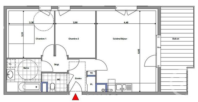 Appartement F3 à vendre - 3 pièces - 63.6 m2 - VINZIER - 74 - RHONE-ALPES - Century 21 Chablais - Léman Appartement F3 à vendre - 3 pièces - 63.6 m2 - VINZIER - 74 - RHONE-ALPES - Century 21 Chablais - Léman