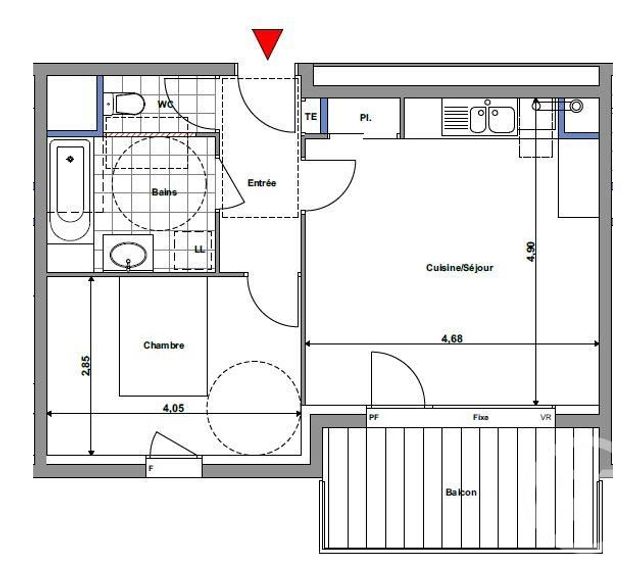 Appartement F2 à vendre - 2 pièces - 45.15 m2 - VINZIER - 74 - RHONE-ALPES - Century 21 Chablais - Léman Appartement F2 à vendre - 2 pièces - 45.15 m2 - VINZIER - 74 - RHONE-ALPES - Century 21 Chablais - Léman