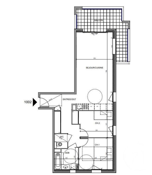 Appartement F4 à vendre - 3 pièces - 68.71 m2 - EVIAN LES BAINS - 74 - RHONE-ALPES - Century 21 Chablais - Léman